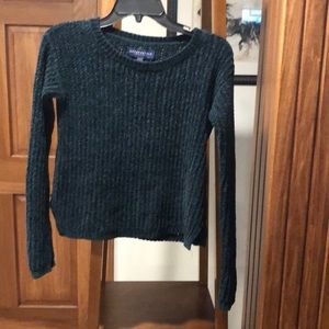 Aeropostale XS chenille green sweater